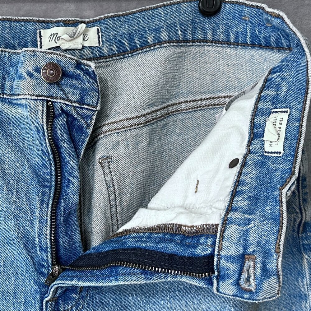 Madewell The Perfect Vintage Jean Size 31 Medium Wash - Picture 3 of 12